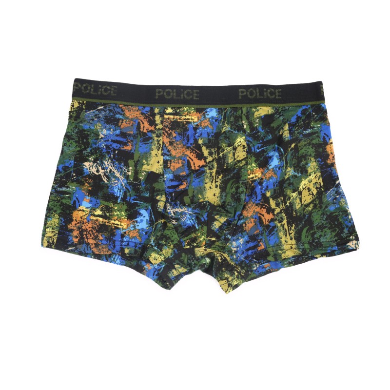 Pack Of 1 pic Premium Police Cotton Boxer Underwear for Men - Under Wear